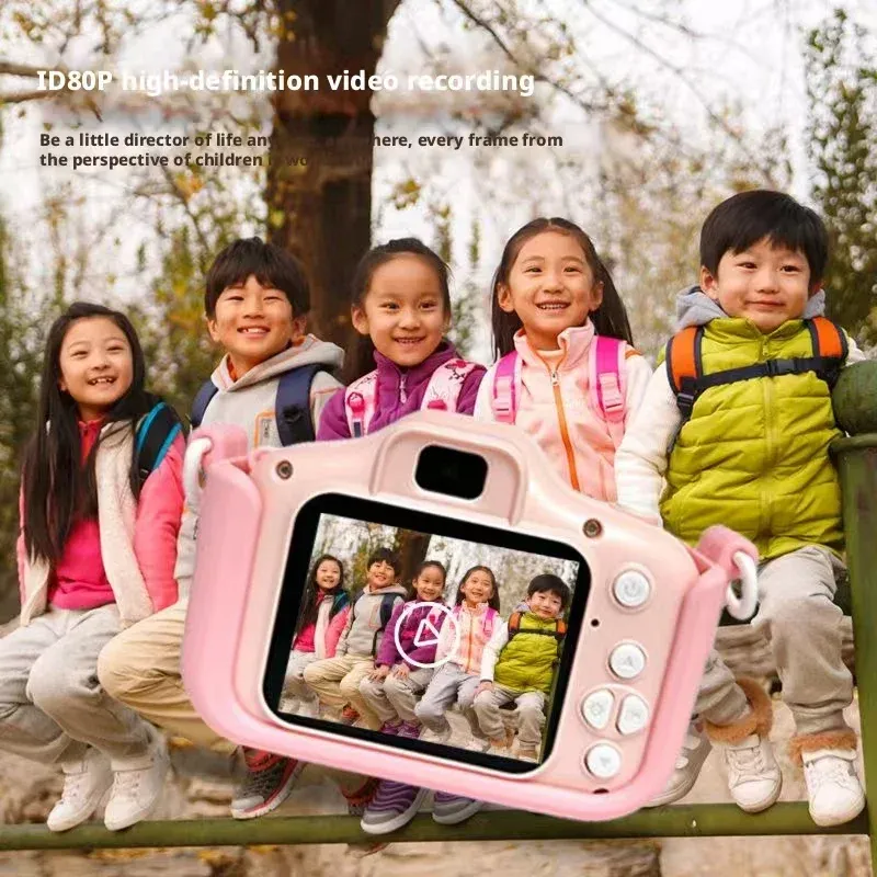 Cat-Shaped Kids Camera 1080P HD 5