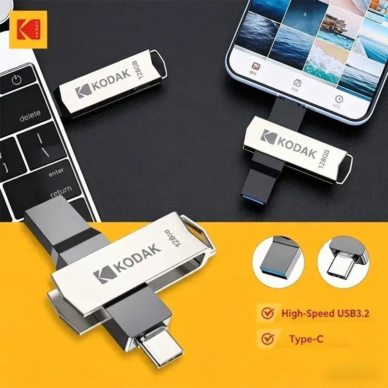 KODAK K273 Dual USB-C Flash Drive 3