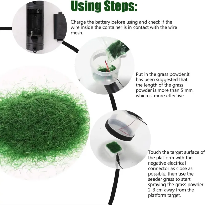 Mini Static Grass Flocking Applicator 3