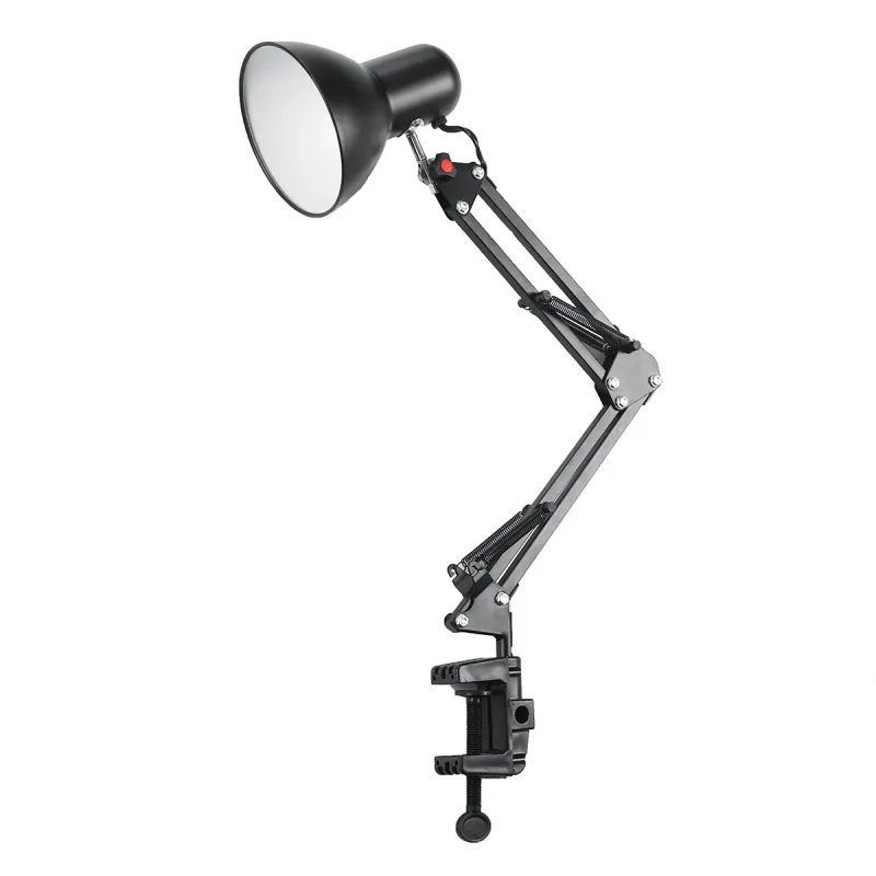Swing Arm Clamp Desk Lamp - Black 6