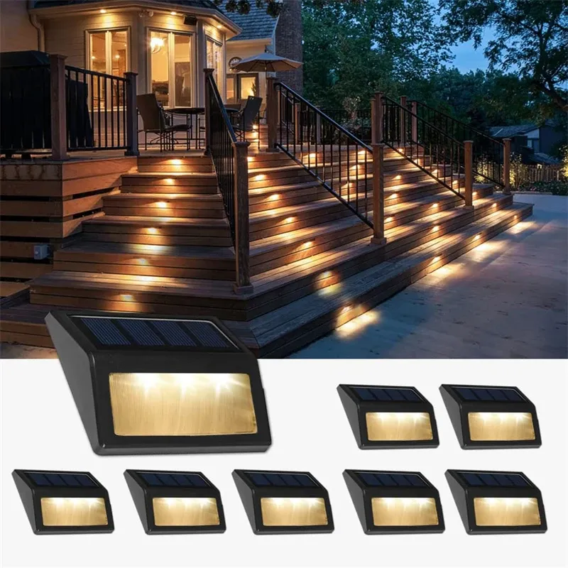 Solar Stair Lights - Outdoor LED Step Lamps 1