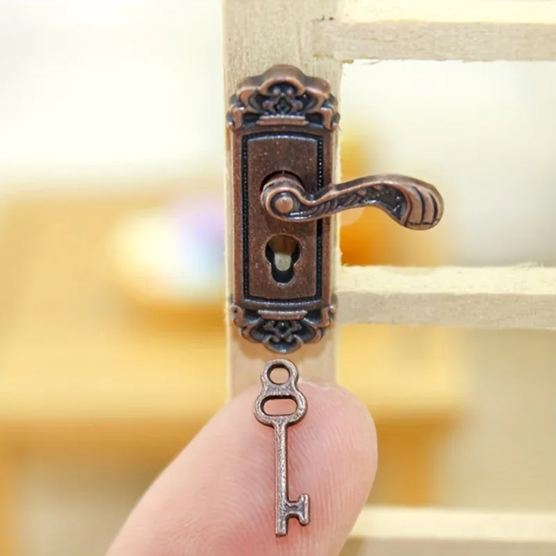 Dollhouse Miniature Lock & Handle Set 5