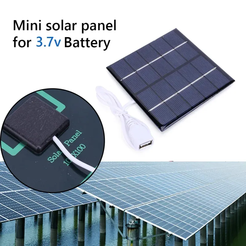 5W 5V Mini Solar Panel Charger 6