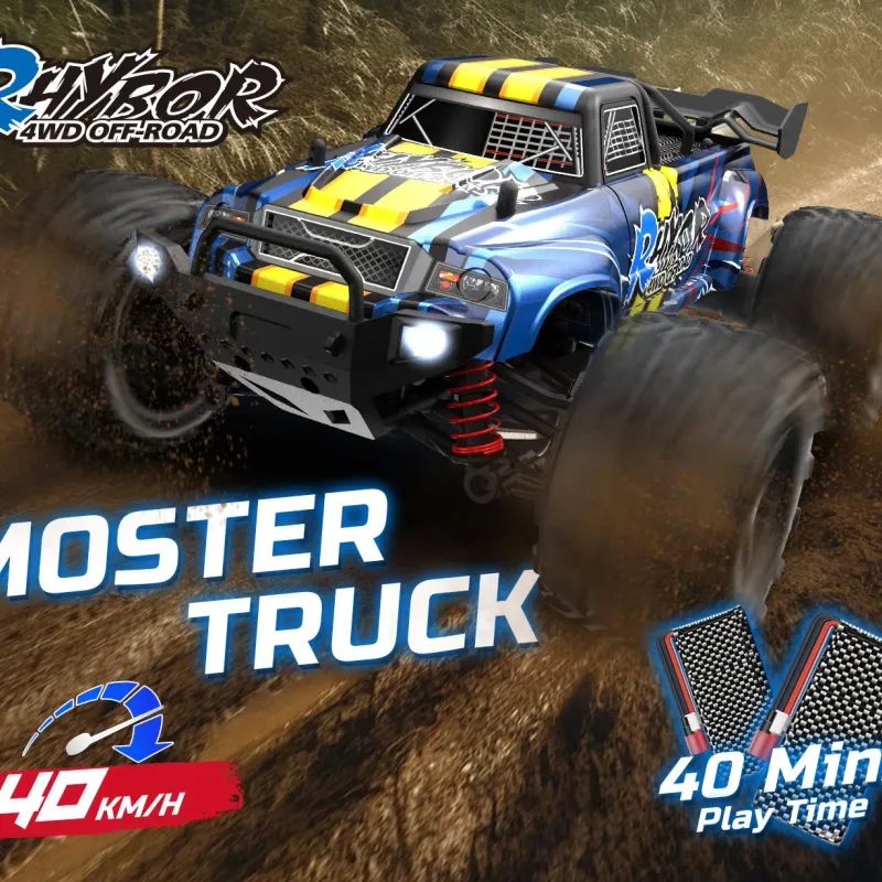 40+ км/ч 4WD RC грузовик для взрослых 6