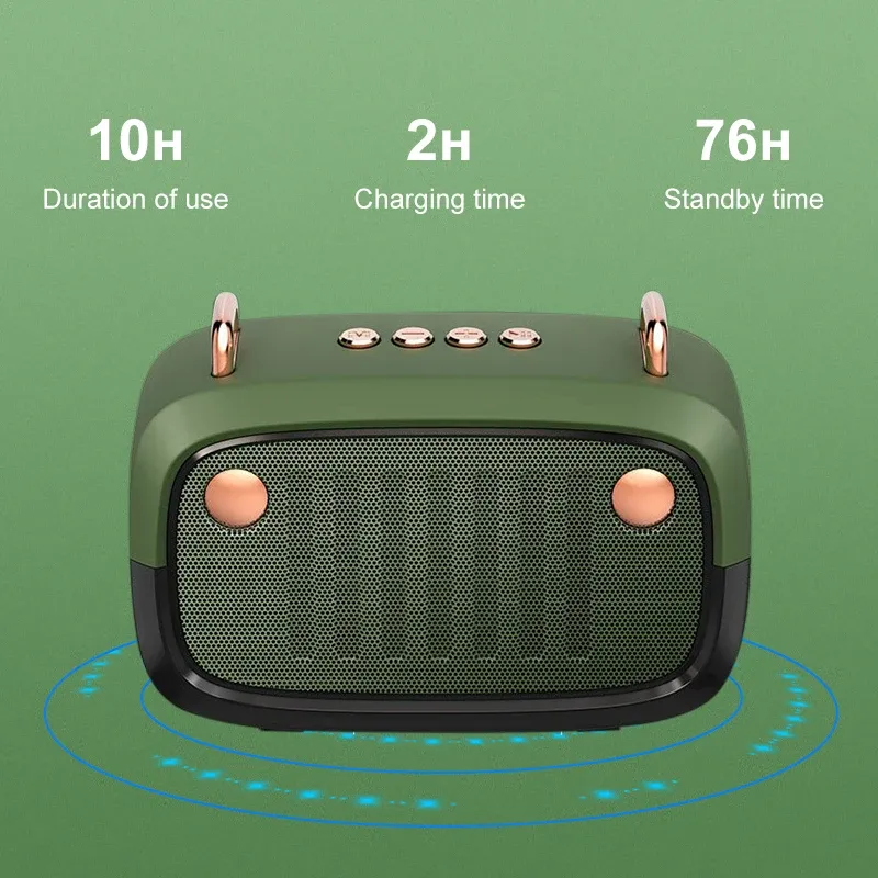 Bs32d Retro Bluetooth Speaker 5