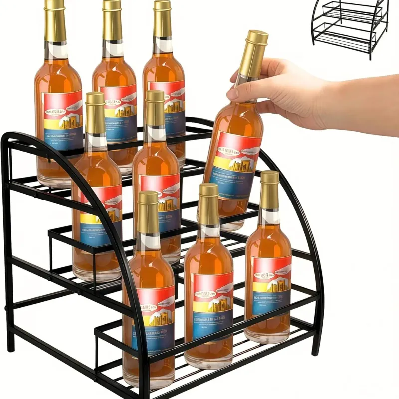 Coffee Syrup Organizer Rack 1