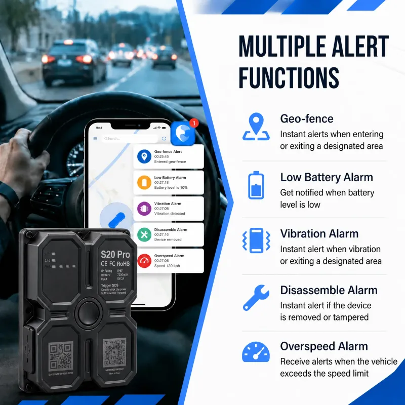4G GPS Car Tracker Magnetic 7500mAh 3