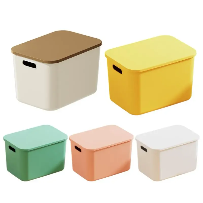 Stackable Plastic Storage Box with Lid 2