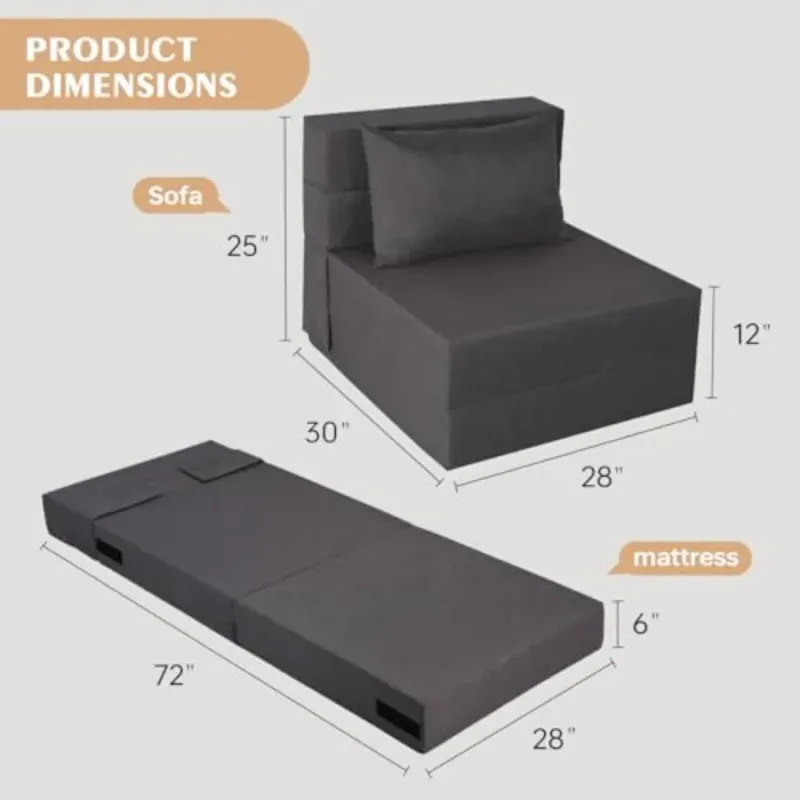 Convertible Folding Sofa Sleeper Bed 2