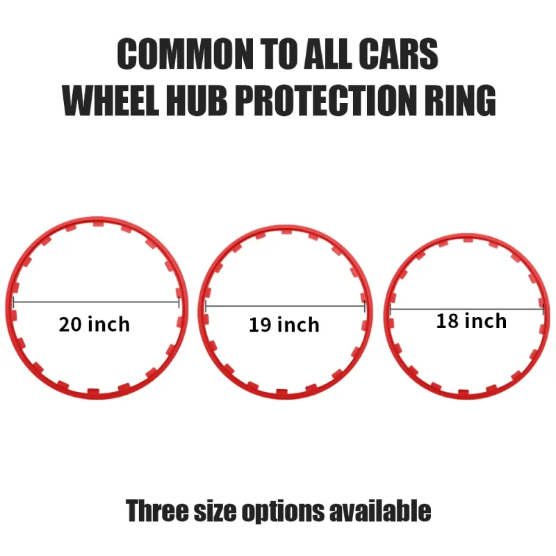 Tesla Wheel Rim Protector Rings (4-Pack) 3