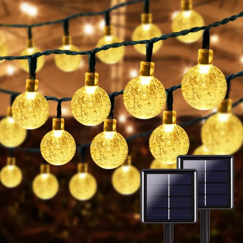 Solar Crystal Globe Fairy Lights 1