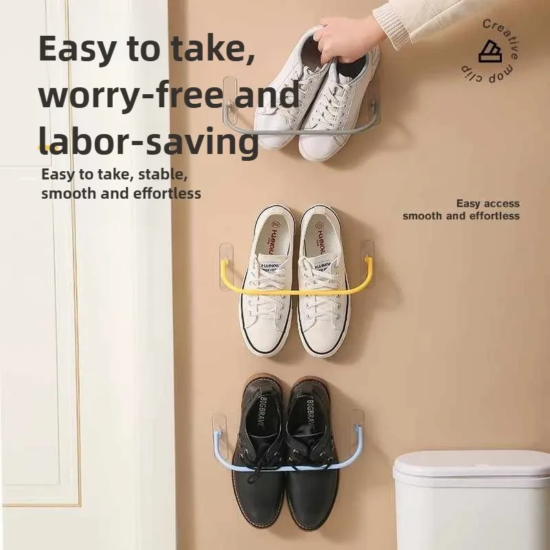 No Drill Hanging Shoe Organizer 1
