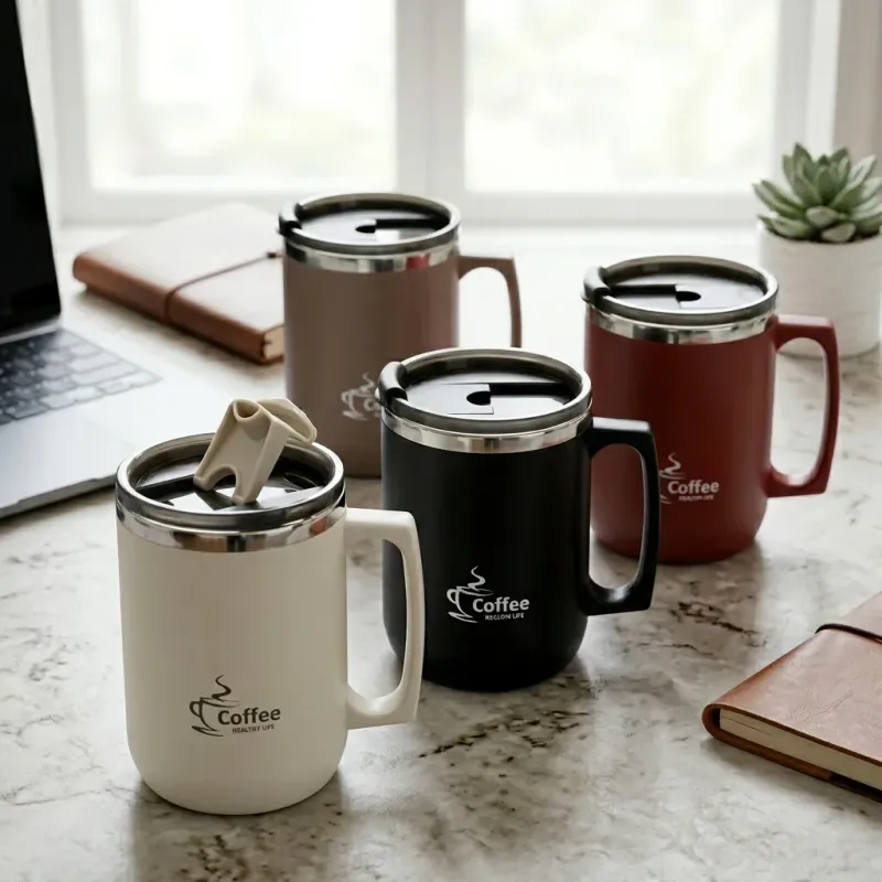 Thermal Coffee Mug Tumbler with Handle 2