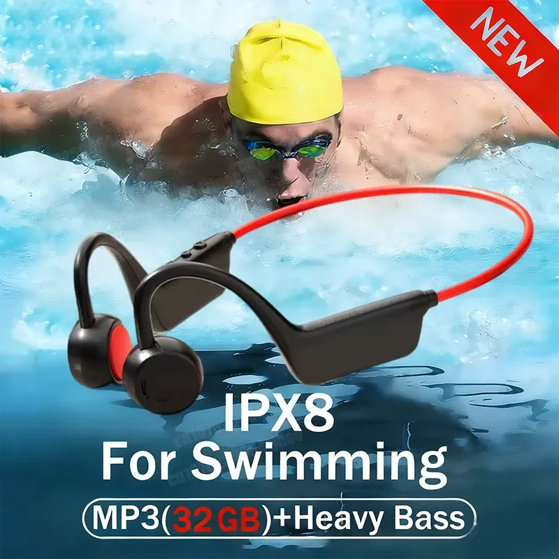 IPX8 Bone Conduction Swimming Headphones 1