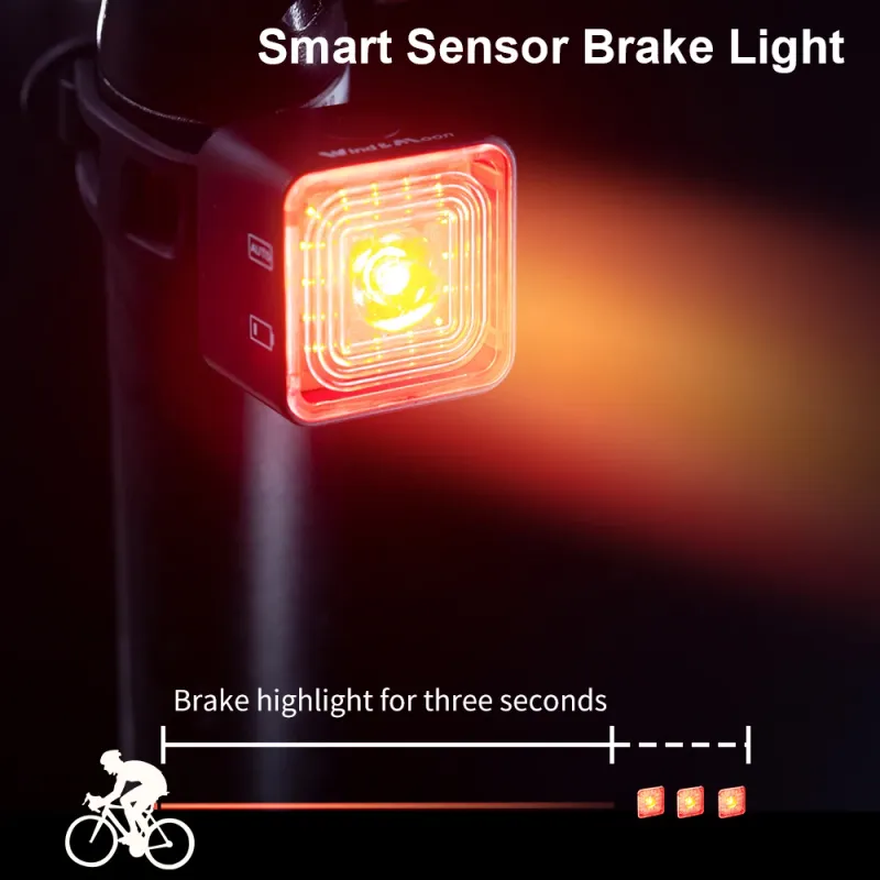 Smart Brake Sensing Bike Lights 3