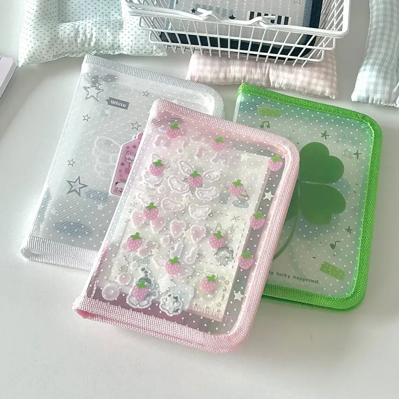 A6 Clear Sticker Organizer Storage Bag 6