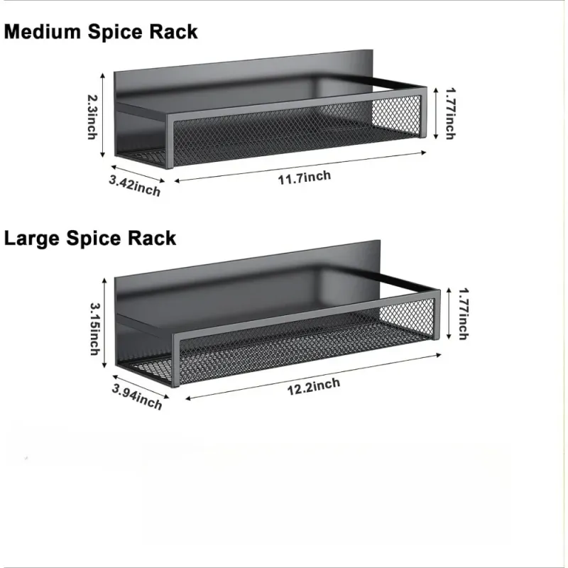 Magnetic Fridge Storage Basket Set 2