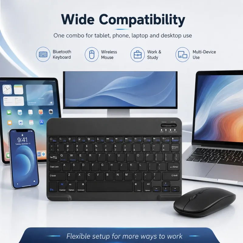 Mini Bluetooth Keyboard & Mouse Set 2