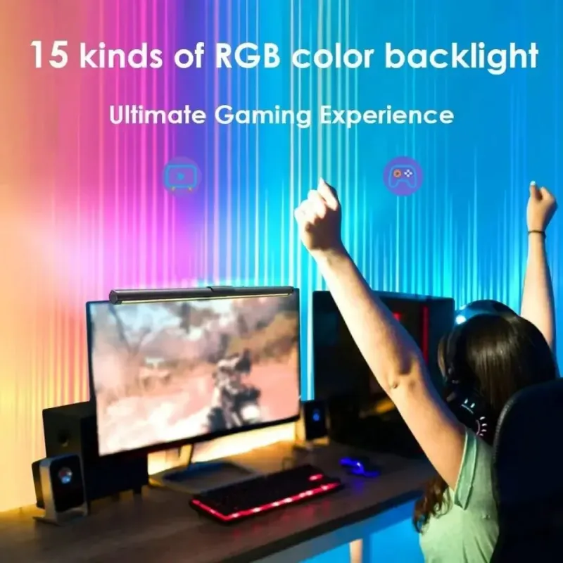 USB RGB Monitor Light Bar with Stepless Dimming 5
