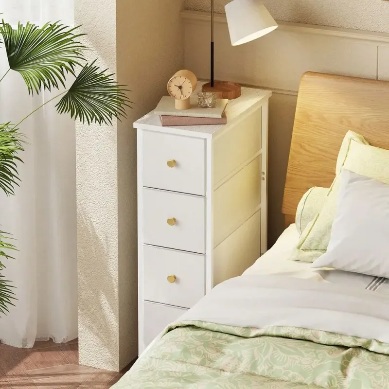 Slim 4-Drawer Fabric Storage Cabinet 2