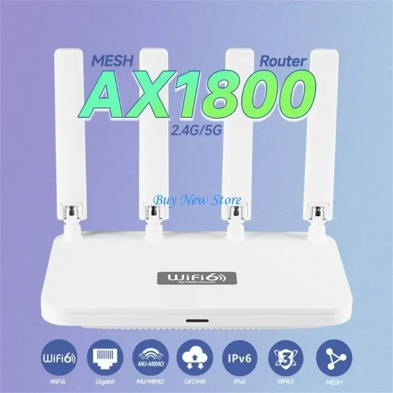 AX1800 WiFi 6 Dual Band Router Amplifier 3