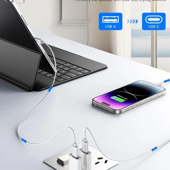 Адаптер USB-C жіноче до USB чоловіче 3