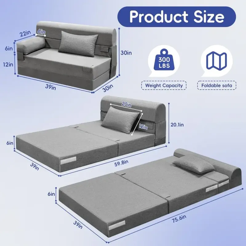 Convertible Sleeper Chair 3