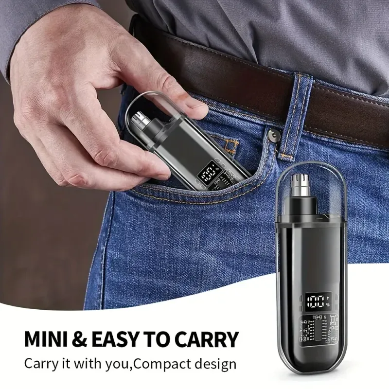 USB-C Nose & Ear Hair Trimmer Kit 2