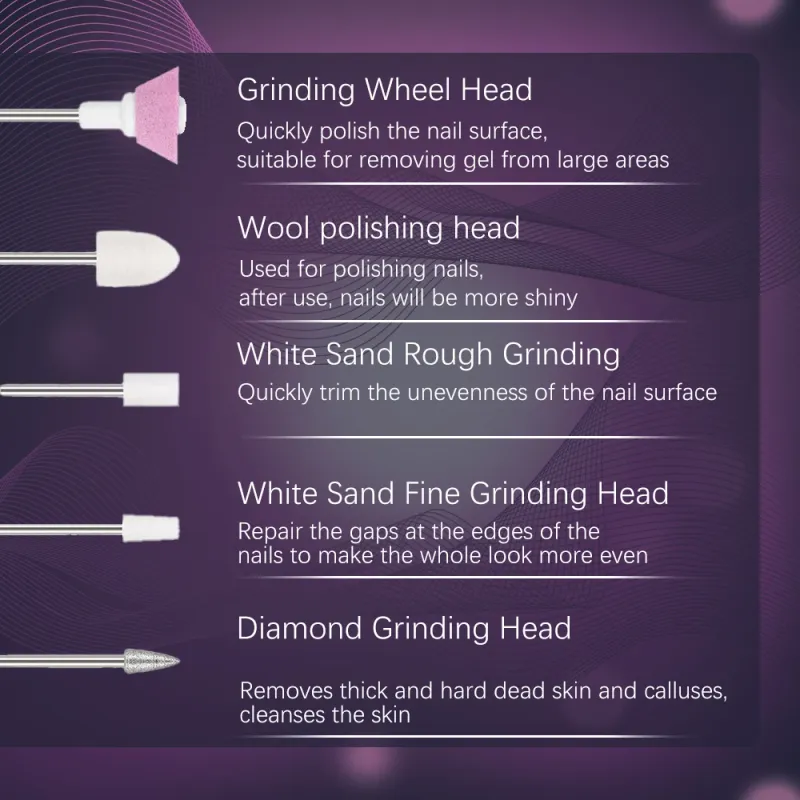 Portable Professional Nail Drill Machine 5