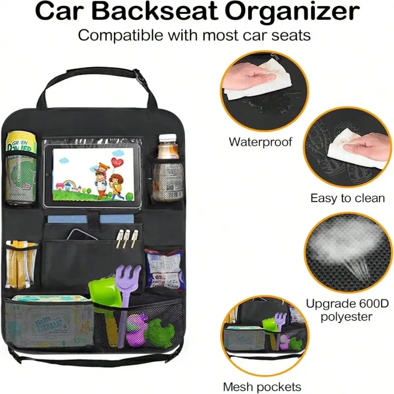 Car Backseat Organizer with Tablet Holder 4