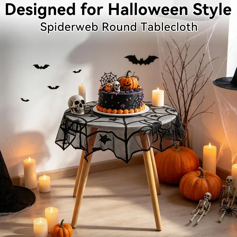 Halloween Spiderweb Decorations Set 6