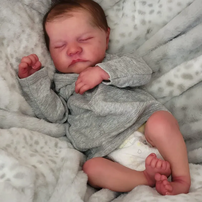NPK Levi Reborn Boy Doll 19in Silicone 2