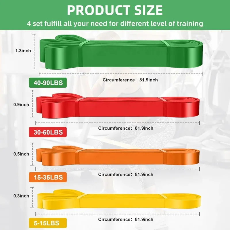 Heavy Duty Resistance Bands Set 3