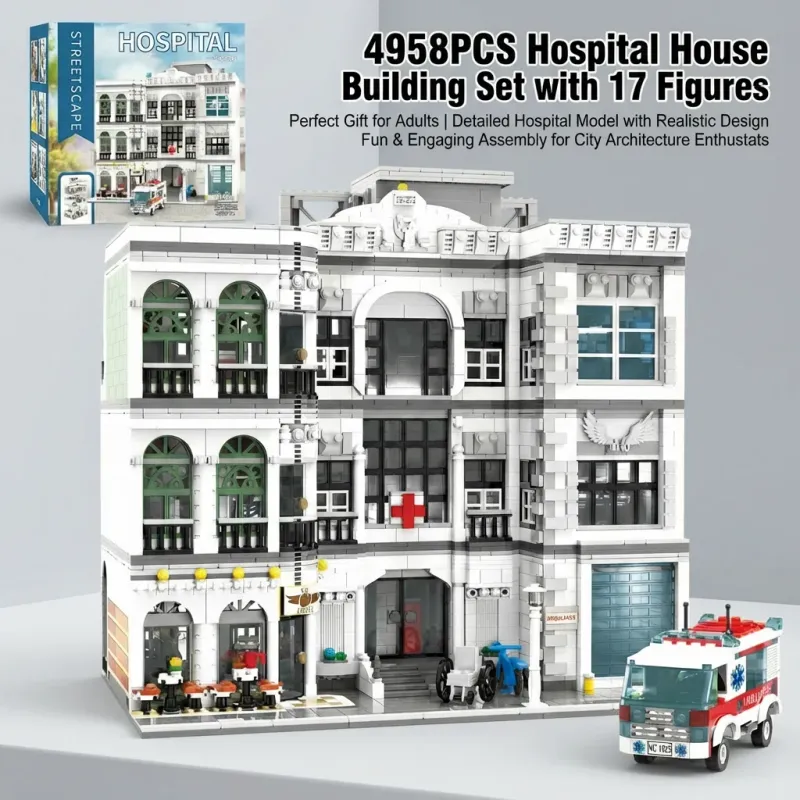 4958PCS Hospital Building Block Set 1