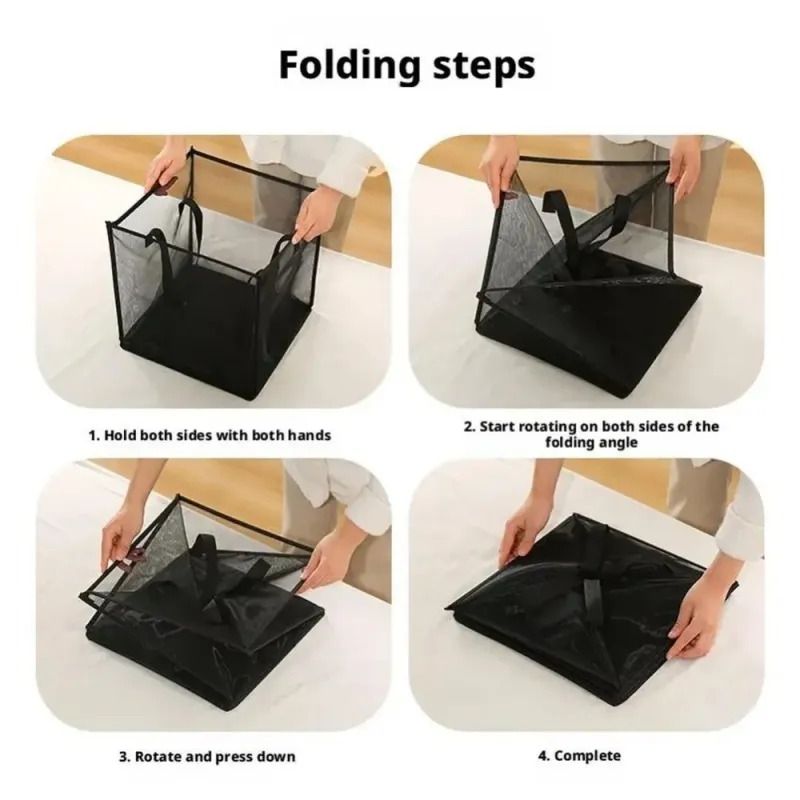 Foldable Mesh Laundry Basket 6