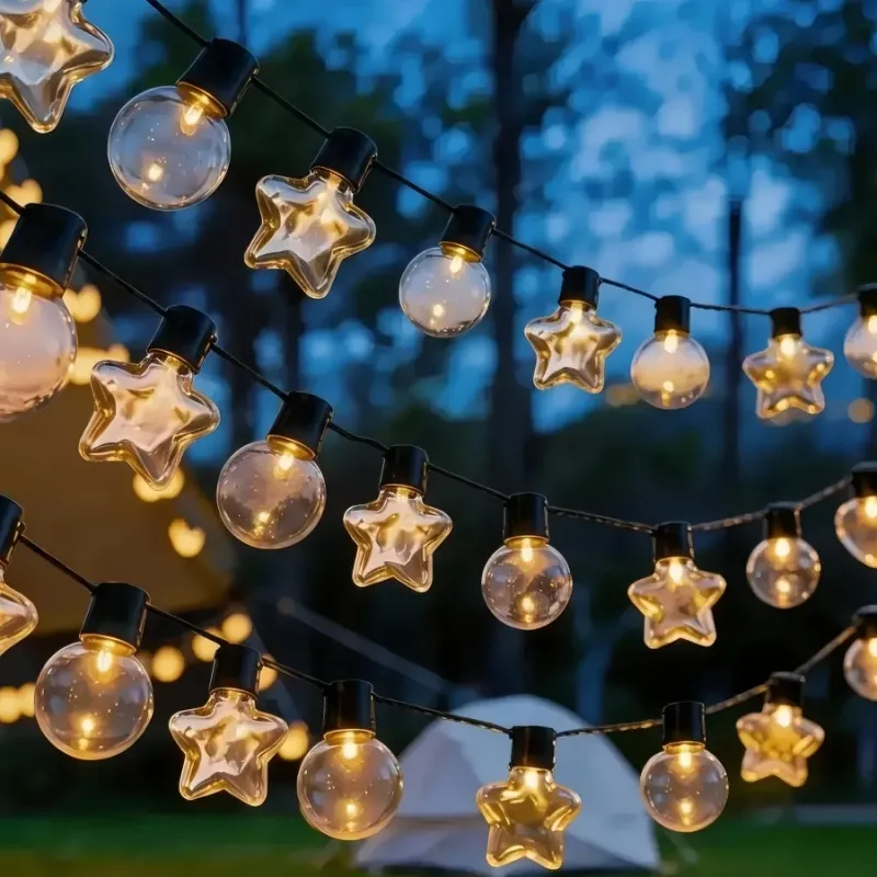 Solar LED String Lights - 8 Modes 5