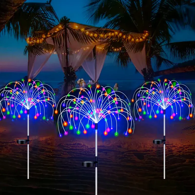 Solar Firework LED Stake Lights 5