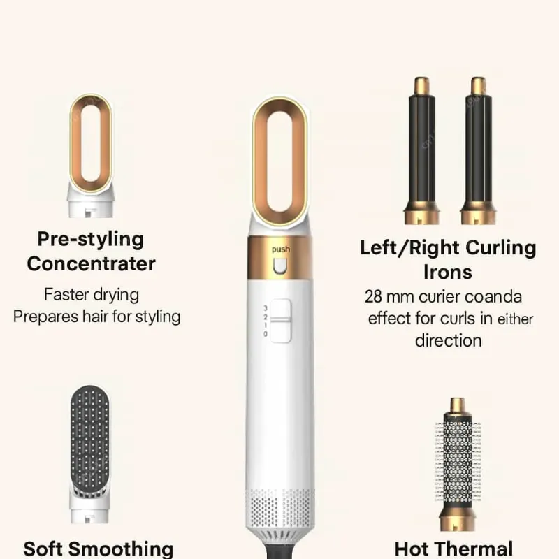 5-in-1 Hair Dryer Brush Styler Kit 2