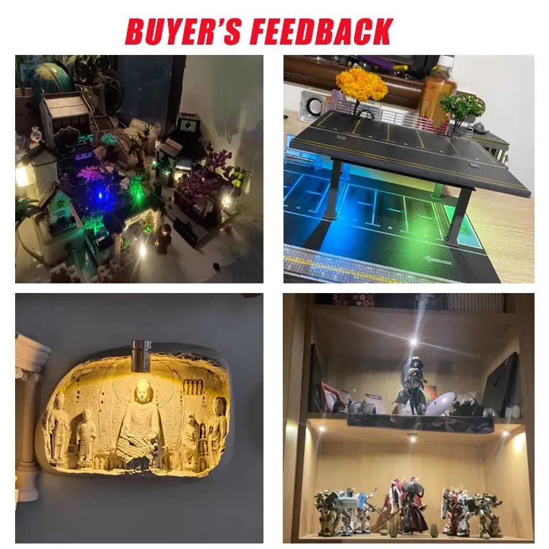 Mini LED Lamps for DIY & Dollhouse 6