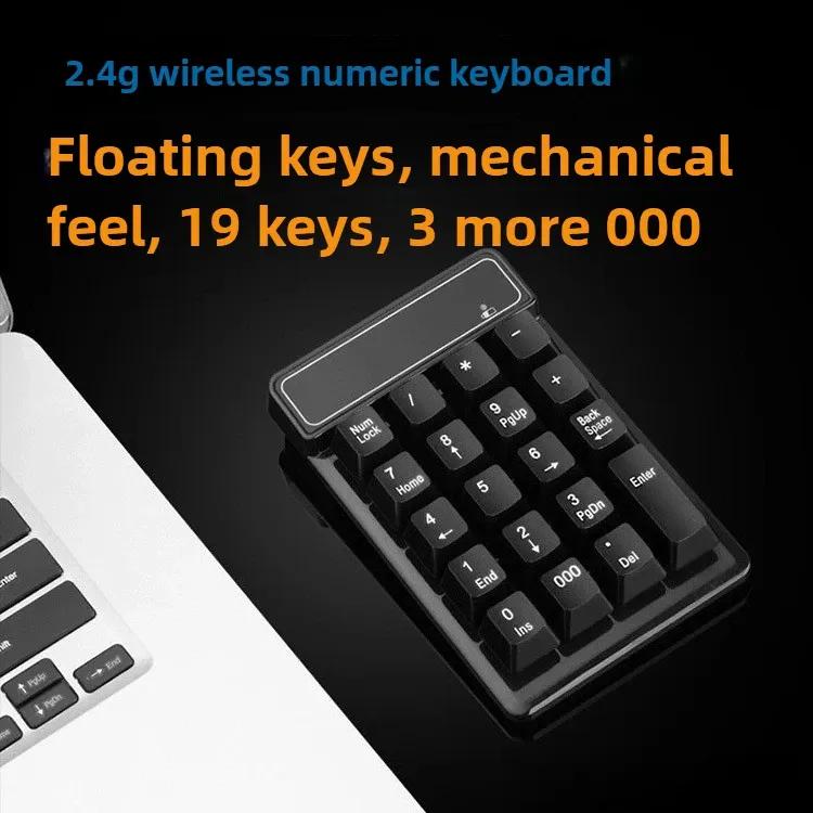 2.4GHz Wireless Numeric Keypad - 19 Keys 2