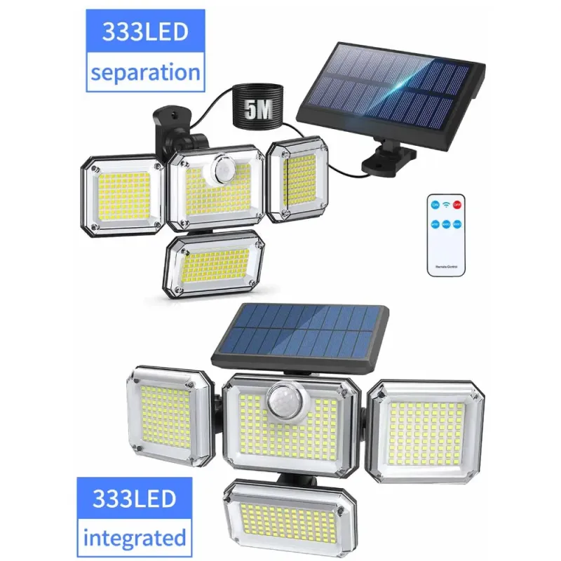 Solar Motion Sensor Wall Lamp 1