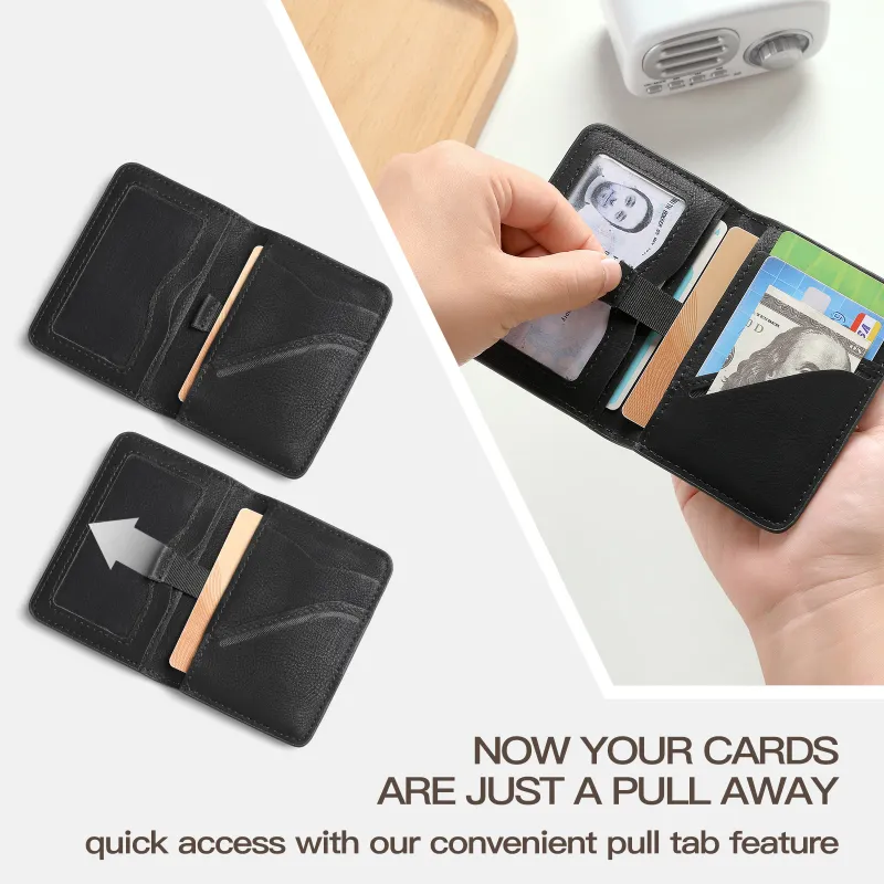 Slim RFID Blocking Leather Wallet 3