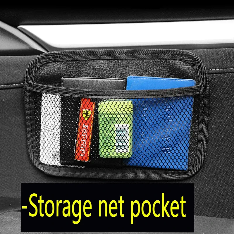 Car Seat Back Organizer Mesh Pocket 1