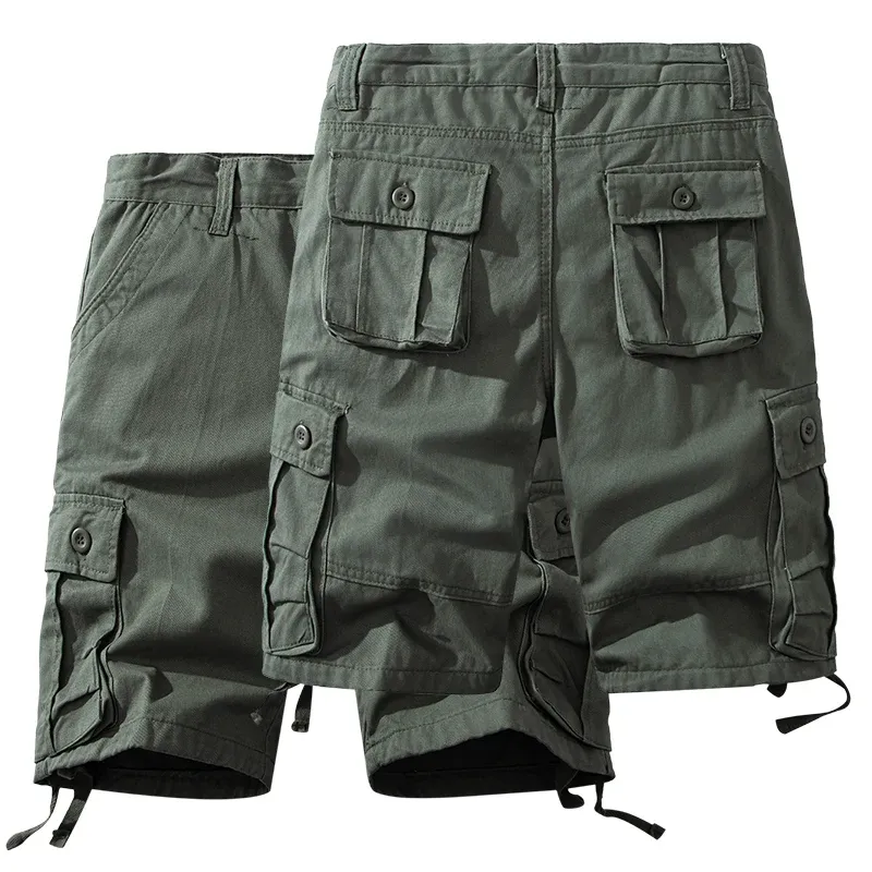 Men's Cotton Cargo Shorts - Tactical Style 3