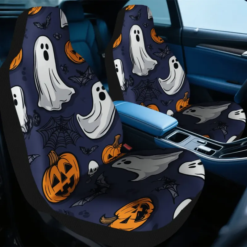 Чехлы на автокресло Halloween Ghost & Pumpkin (2 шт) 6
