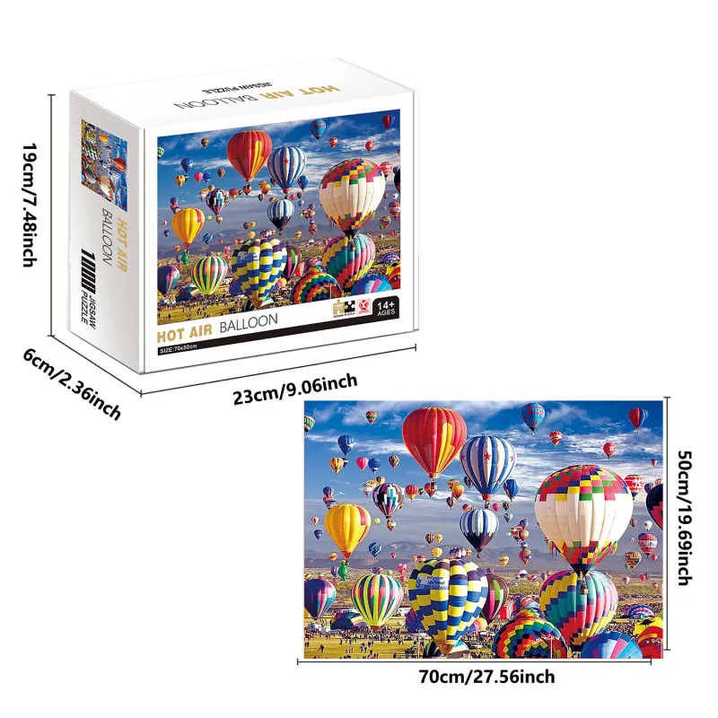 Hot Air Balloon 1000pc Jigsaw Puzzle 2