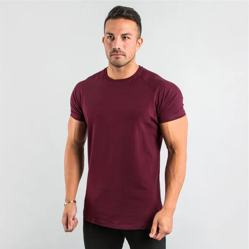 Men's Cotton Slim Fit Gym Tee 3