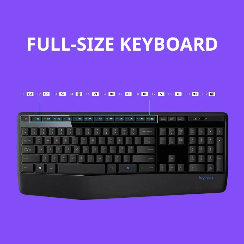 Logitech MK346P Quiet Wireless Office Combo 2