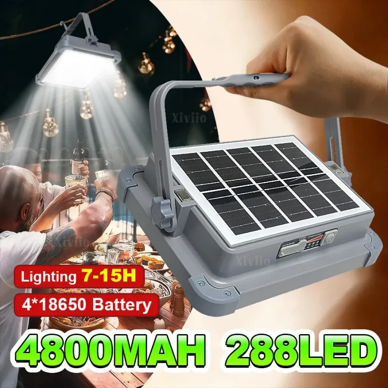Solar Camping Lantern with Power Bank 1