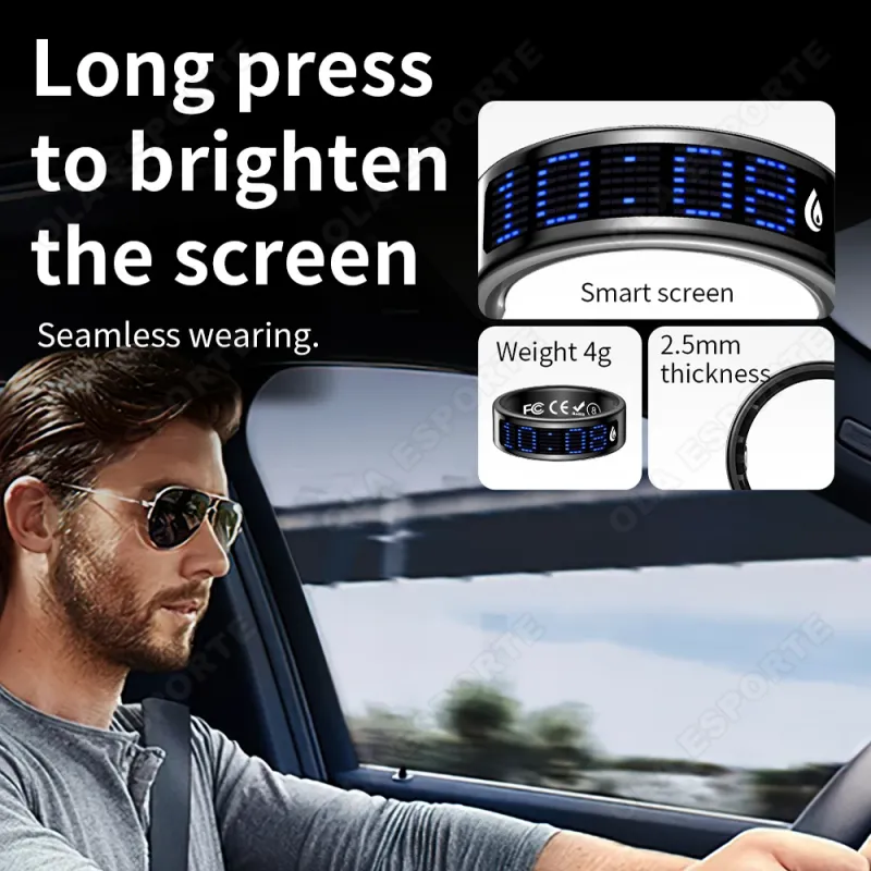 HT30 Waterproof Smart Health Ring 4